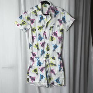 Zesties Male Pineapple Romper Small